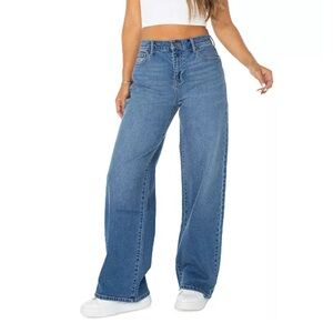 Re Generation Blue wide leg mid rise Women's Jeans